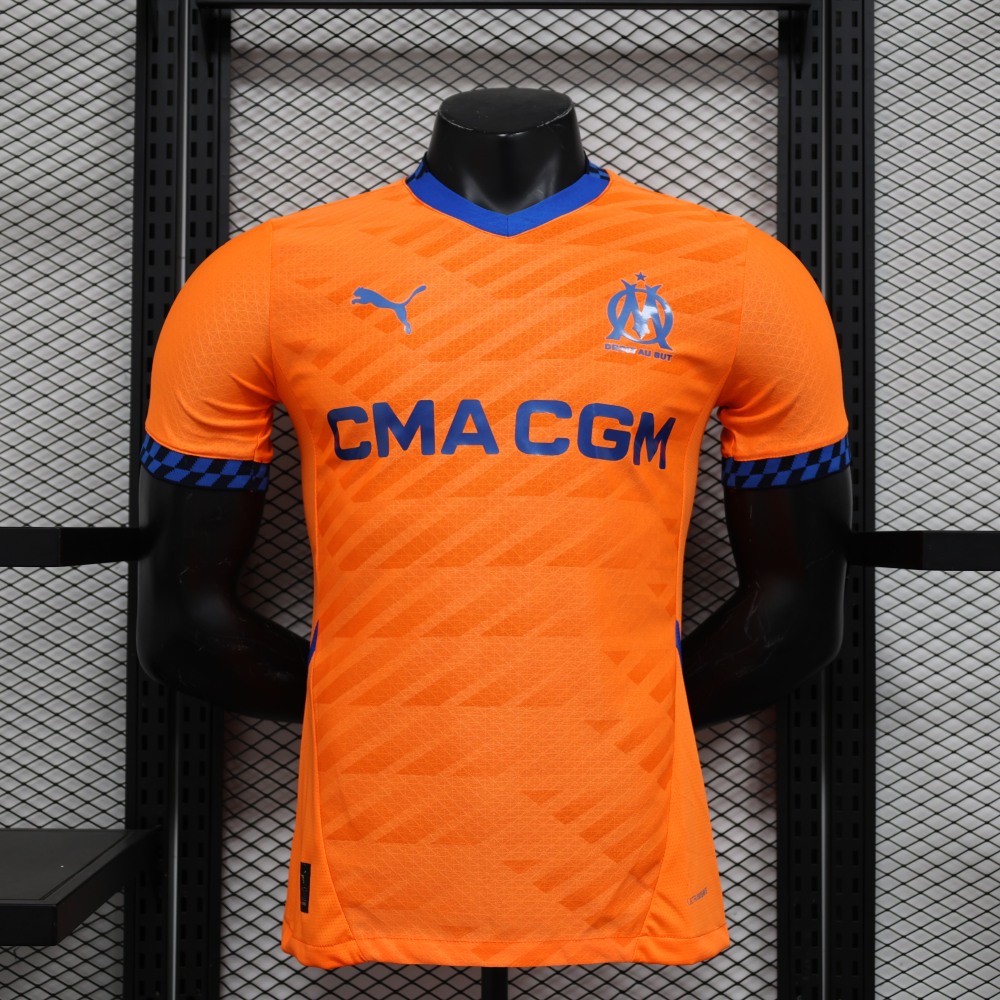 (S-3XL) 1:1 Copy Top Quality 2025/2026 Player: Marseille second away