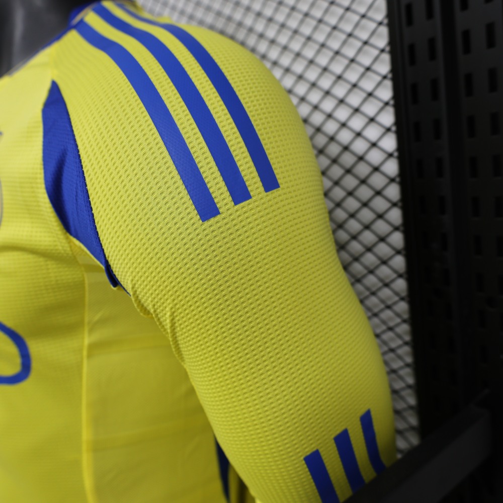 (S-3XL) 1:1 Copy Top Quality 2025/2026 Player: Al Nassr Home Long-sleeve