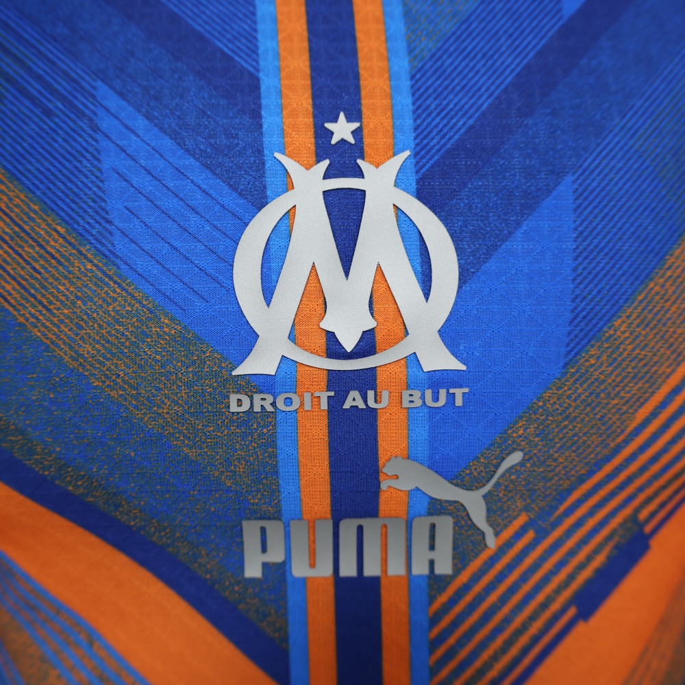 (S-3XL) 1:1 Copy Top Quality 2025/2026 Player: Marseille second away