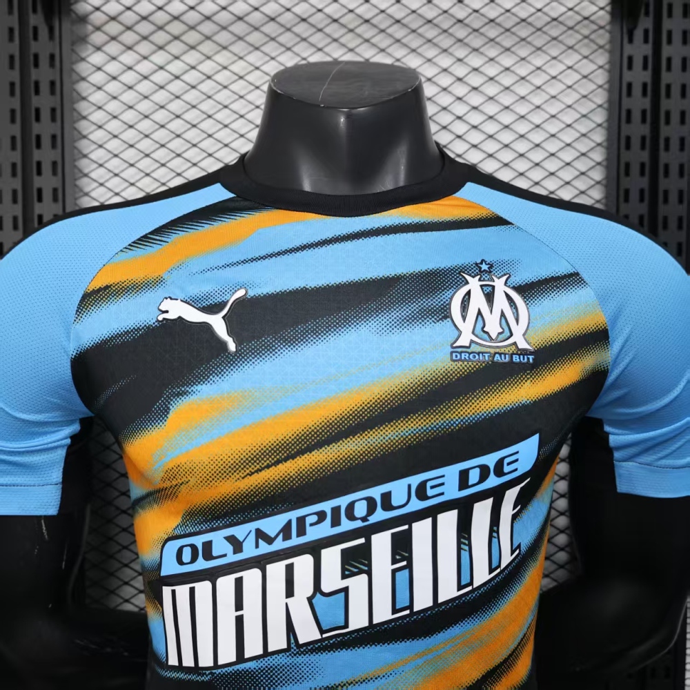 (S-3XL) 1:1 Copy Top Quality 2025/2026 Player: 25-26 Marseille training kit