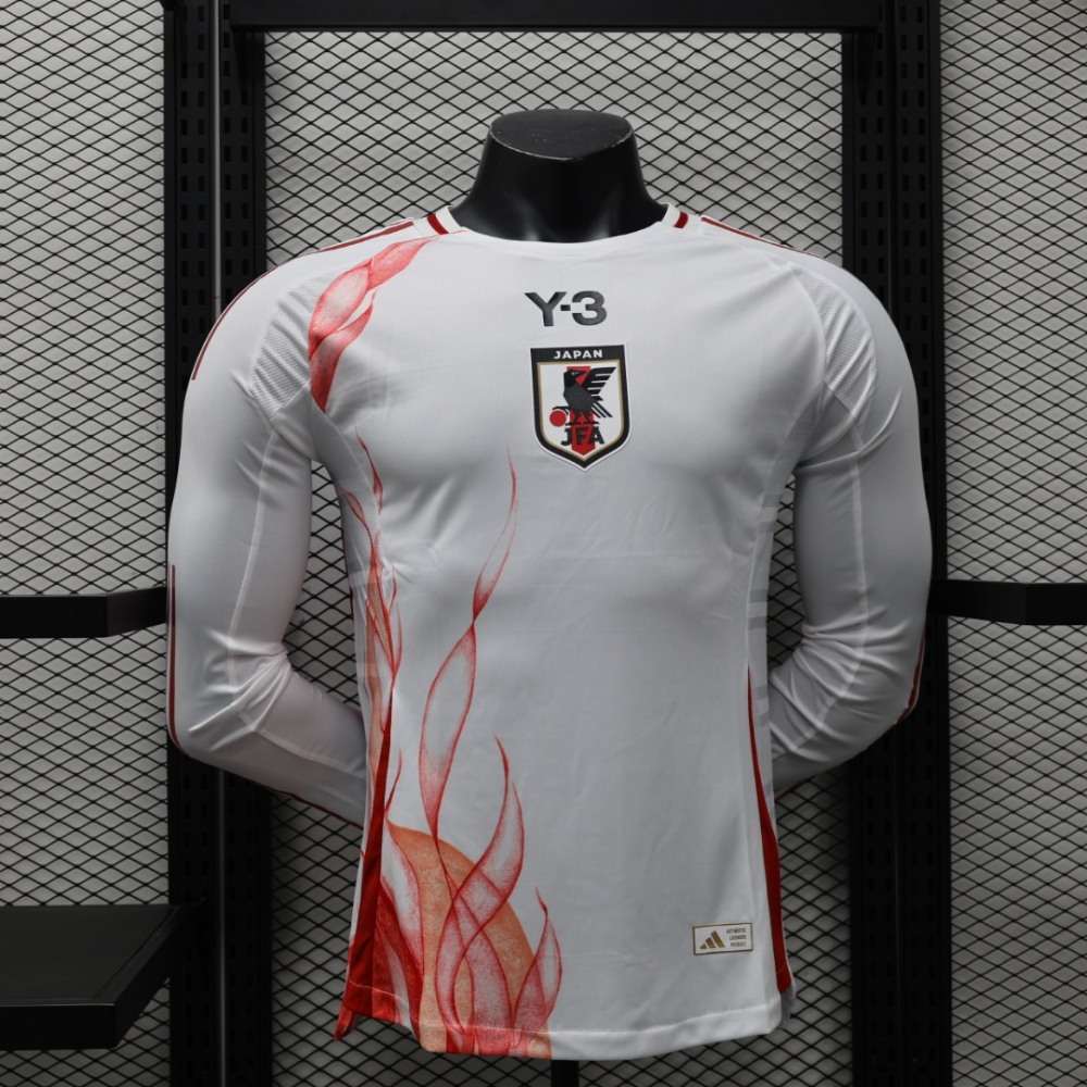 (S-3XL) 1:1 Copy Top Quality 2025/2026 Player: Japan (Away) Long Sleeves