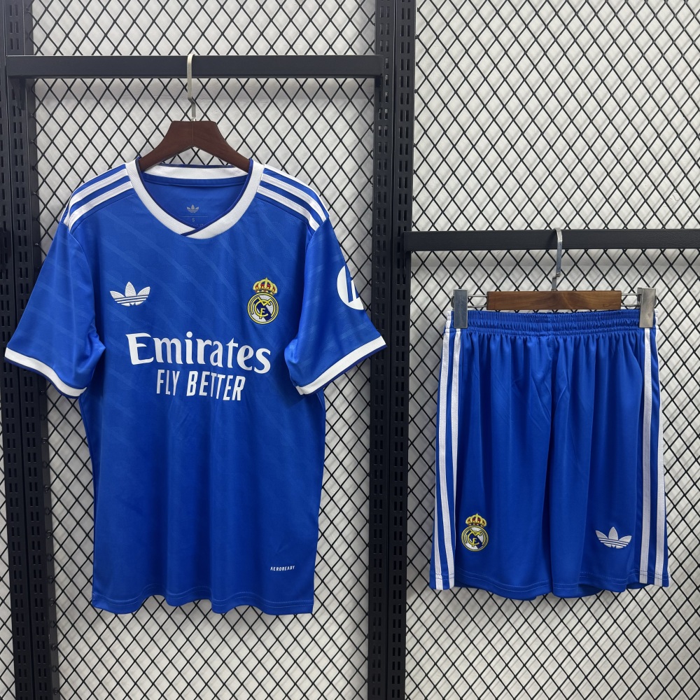 (S-3XL) 1:1 Copy Top Quality 2025/2026 2526 Real Madrid second away game