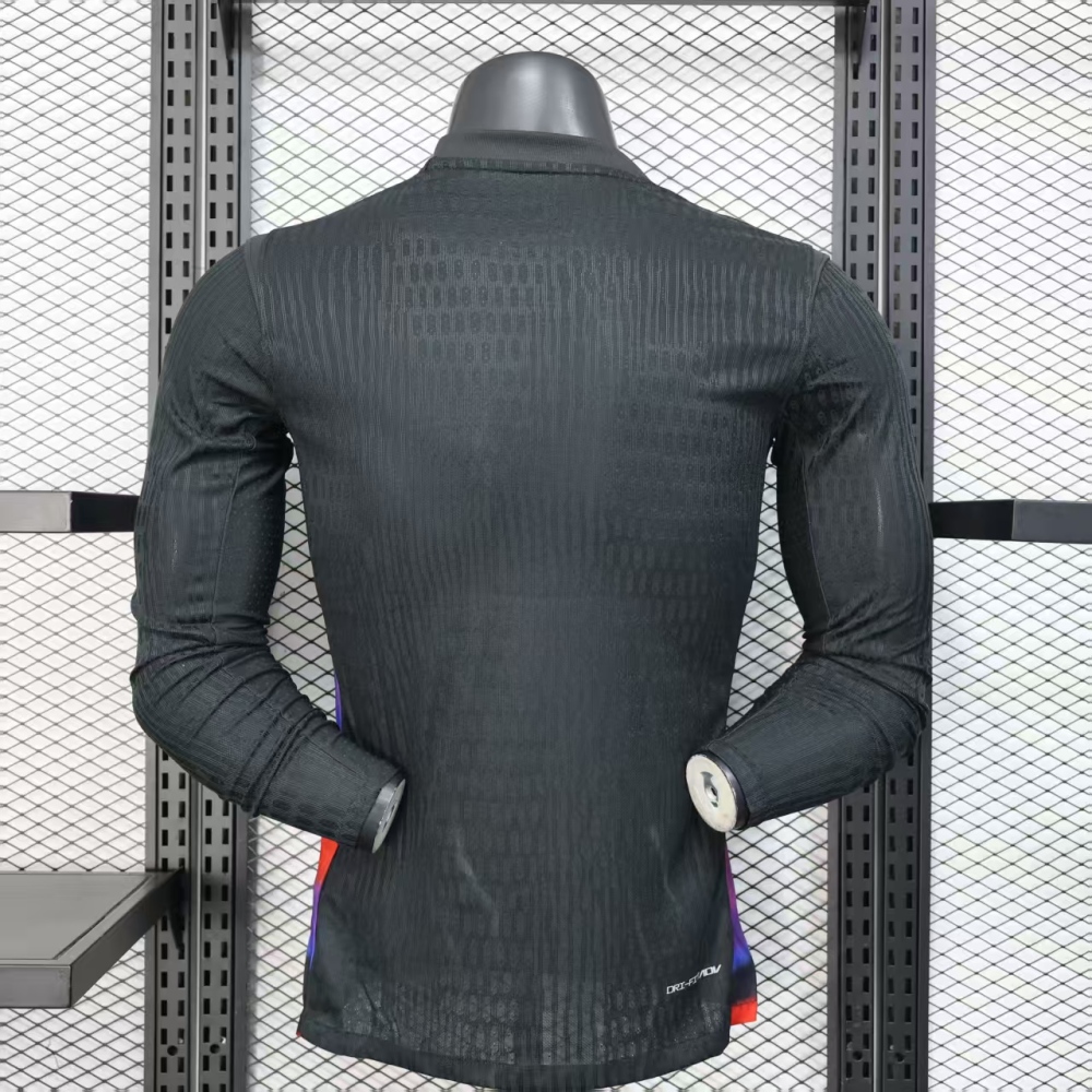 (S-3XL) 1:1 Copy Top Quality 2025/2026 Player: England black long-sleeved