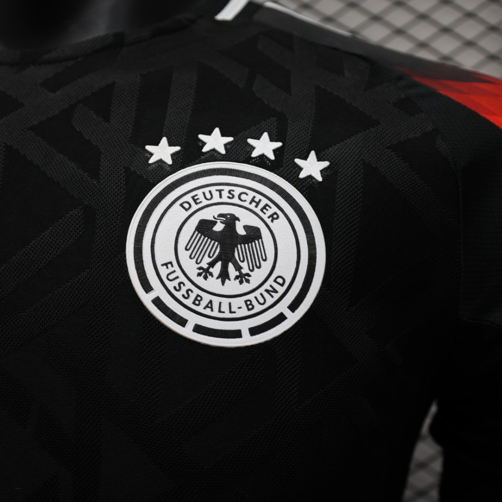 (S-3XL) 1:1 Copy Top Quality 2025/2026 Players: Germany's Special Edition Black