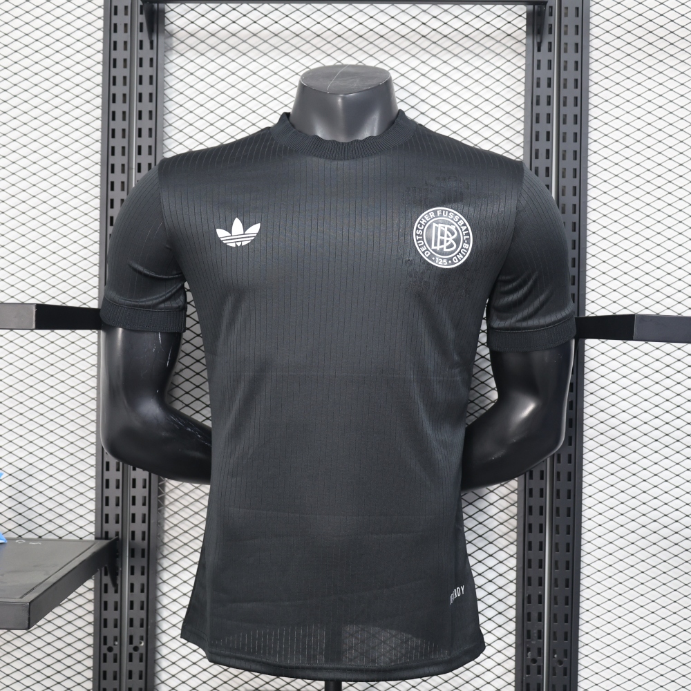(S-3XL) 1:1 Copy Top Quality 2025/2026 Players; Germany's Anniversary Edition Black