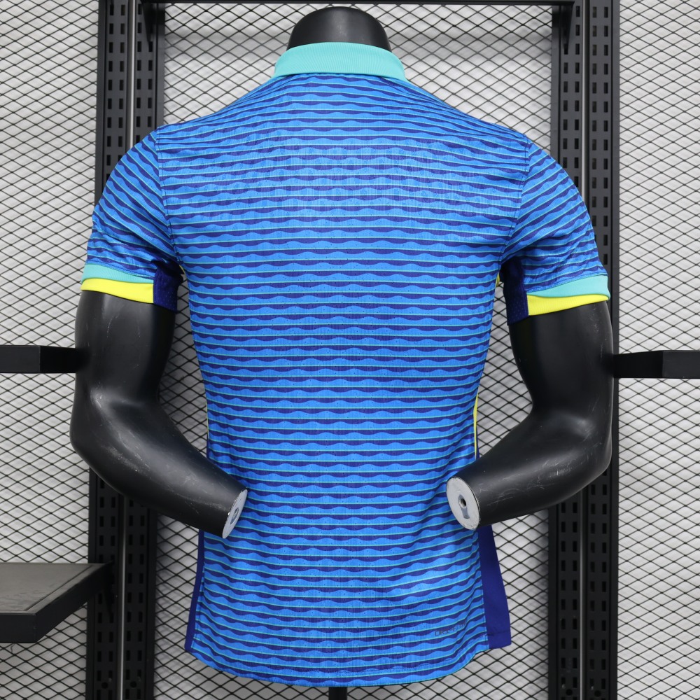 (S-3XL) 1:1 Copy Top Quality 2025/2026 Players, Brazil's away (kit)