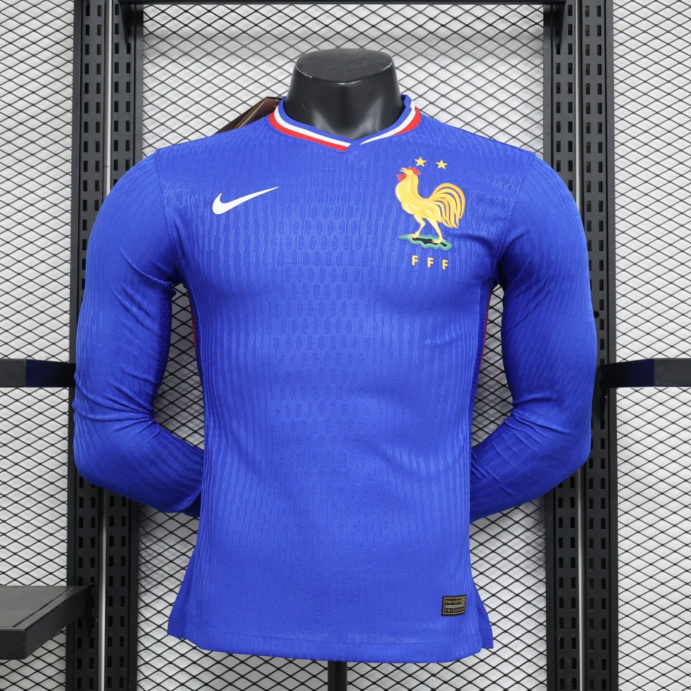 (S-3XL) 1:1 Copy Top Quality 2025/2026 France's home long-sleeves