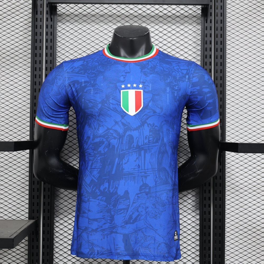 (S-3XL) 1:1 Copy Top Quality 2025/2026 Players: Italy Special Edition