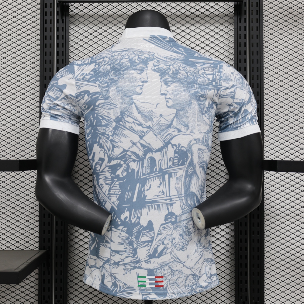 (S-3XL) 1:1 Copy Top Quality 2025/2026 Players: Italy Special Edition White