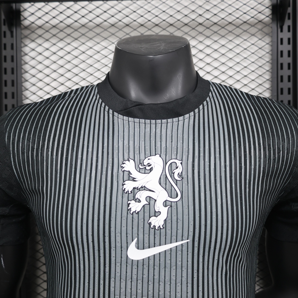 (S-3XL) 1:1 Copy Top Quality 2025/2026 Players: Netherlands Goalkeeper Black
