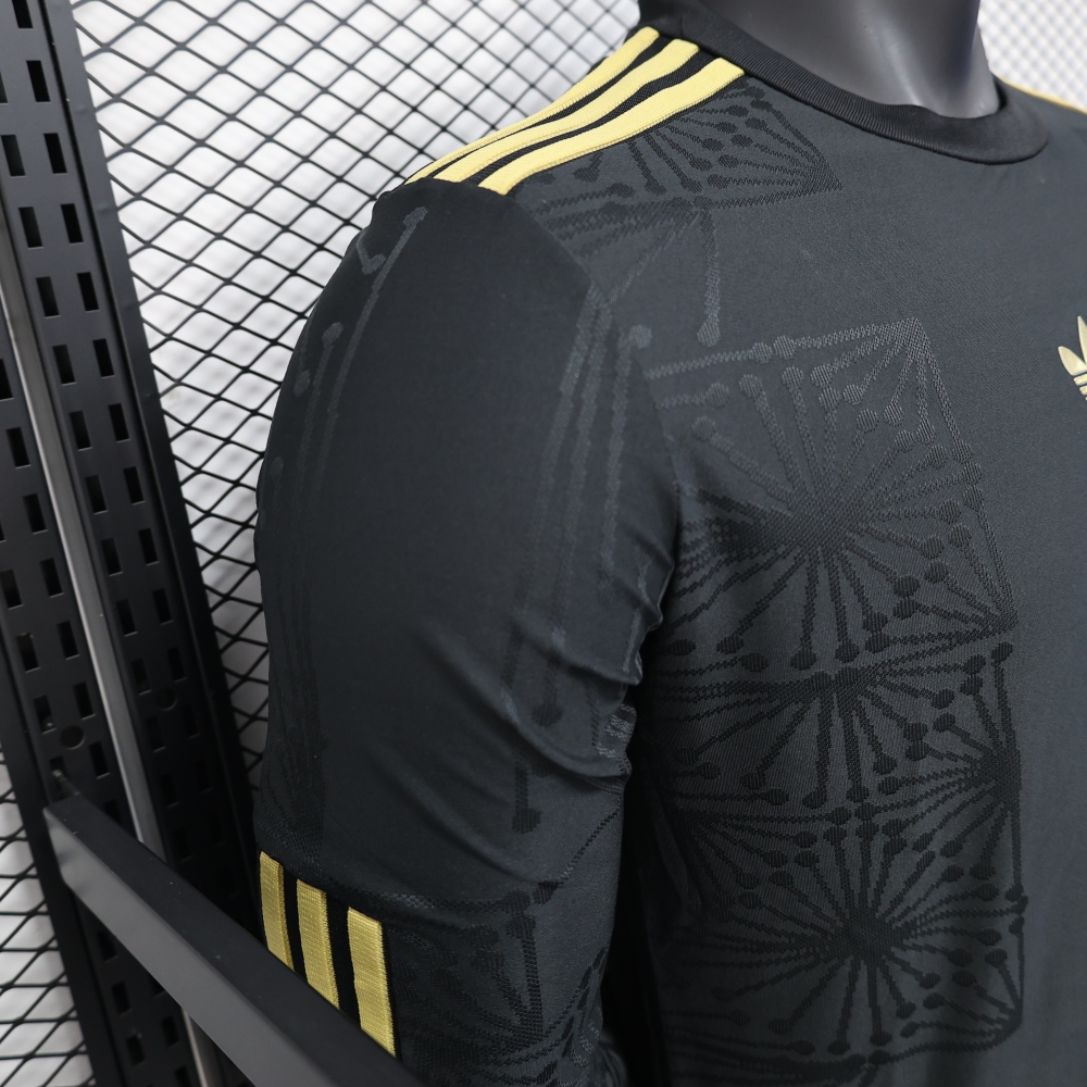 (S-3XL) 1:1 Copy Top Quality 2025/2026 Player; Mexico Gold Cup Edition Long Sleeves