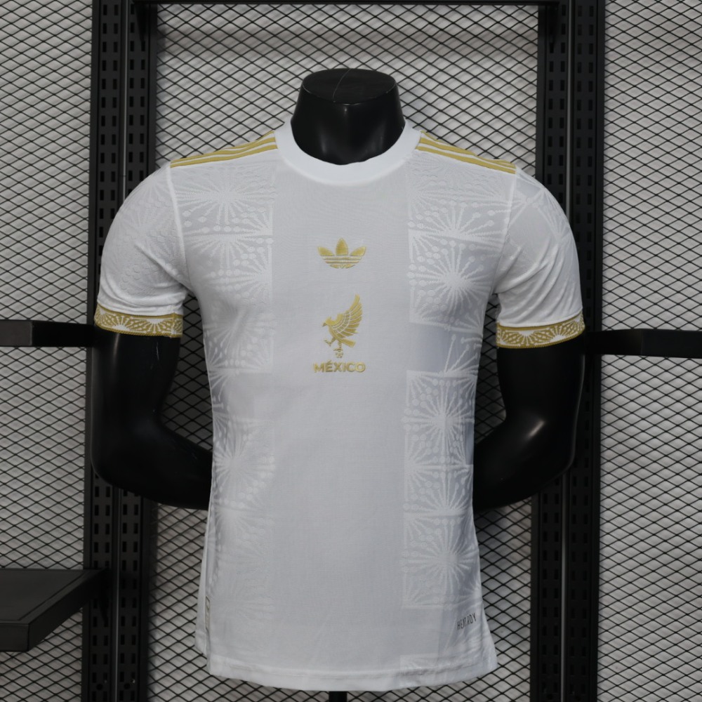 (S-3XL) 1:1 Copy Top Quality 2025/2026 Player: Mexico Special Edition White