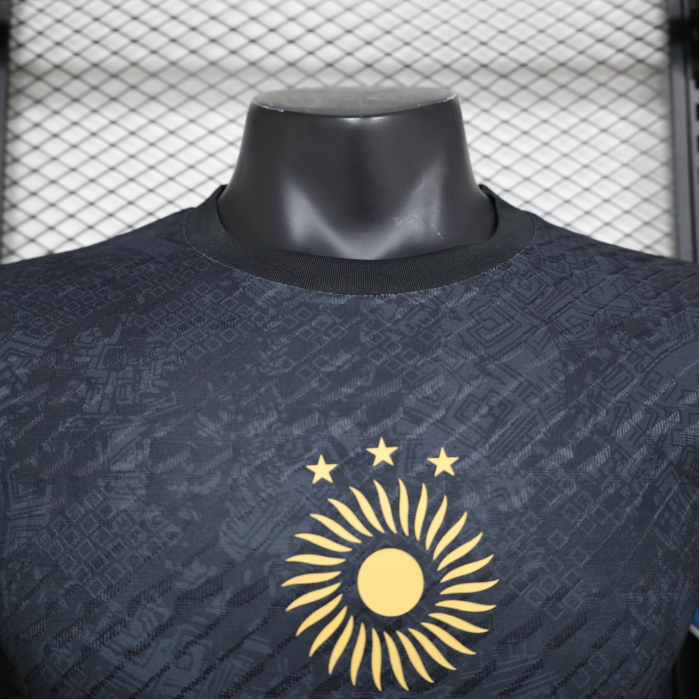 (S-3XL) 1:1 Copy Top Quality 2025/2026 Player: Argentina Special Edition Black