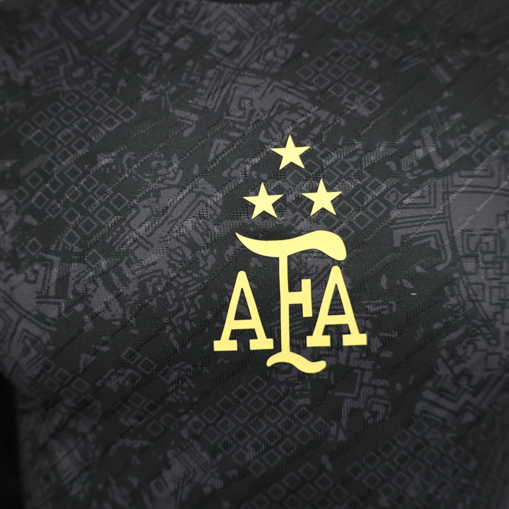(S-3XL) 1:1 Copy Top Quality 2025/2026 Player: Argentina Special Edition Black