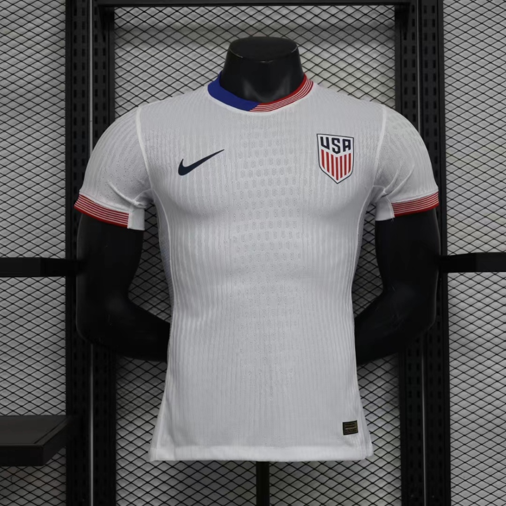 (S-3XL) 1:1 Copy Top Quality 2025/2026 Player: 24 New USA Home
