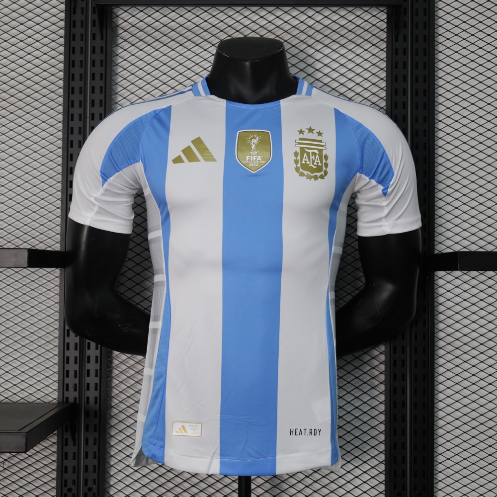 (S-3XL) 1:1 Copy Top Quality 2025/2026 Player: New Argentina Home