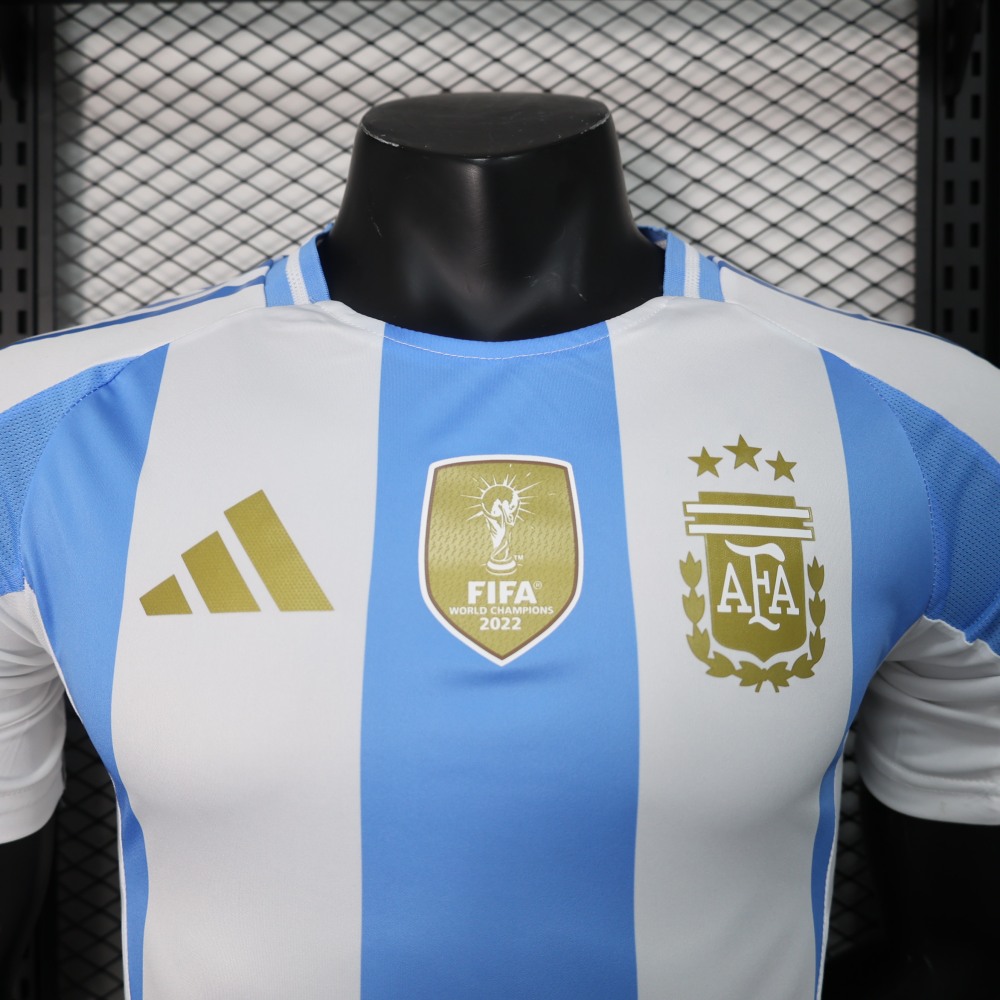 (S-3XL) 1:1 Copy Top Quality 2025/2026 Player: New Argentina Home
