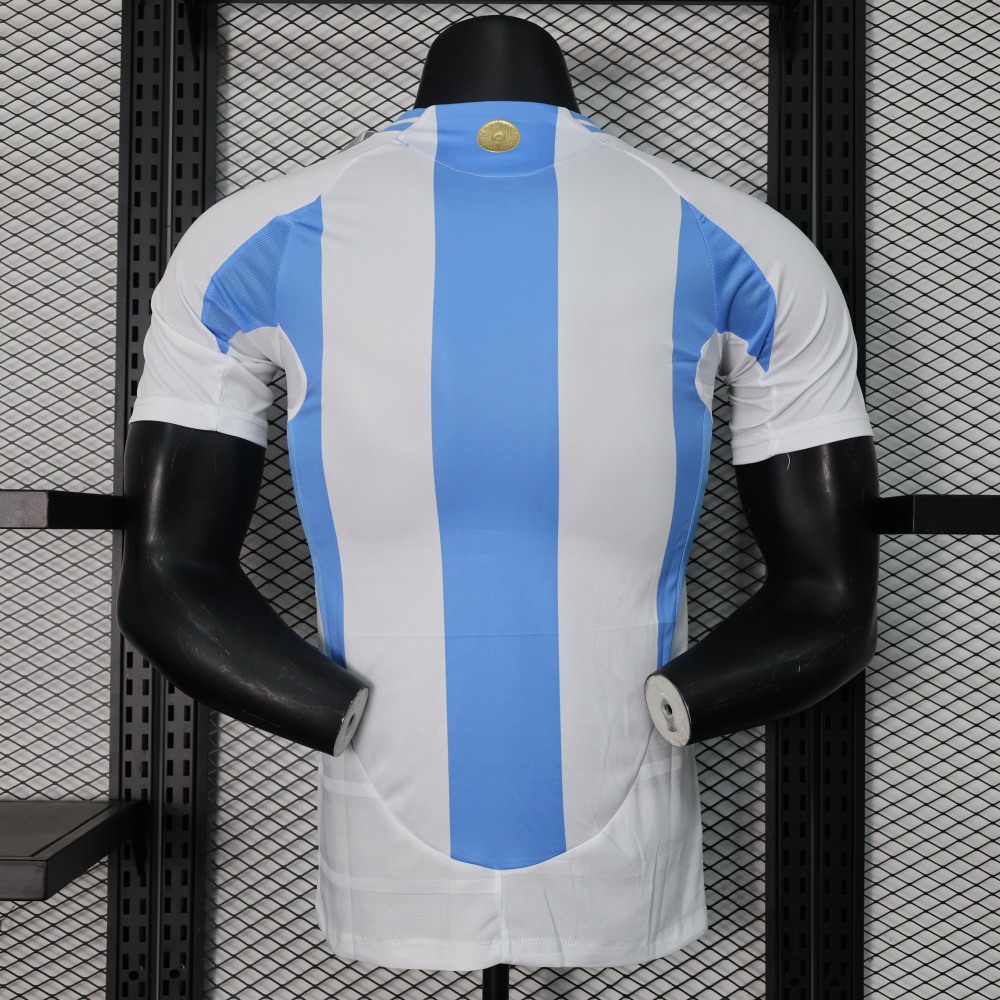 (S-3XL) 1:1 Copy Top Quality 2025/2026 Player: New Argentina Home