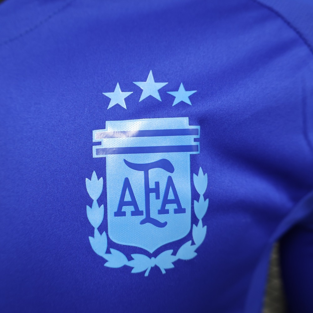 (S-3XL) 1:1 Copy Top Quality 2025/2026 Player: Argentina Away Long Sleeves