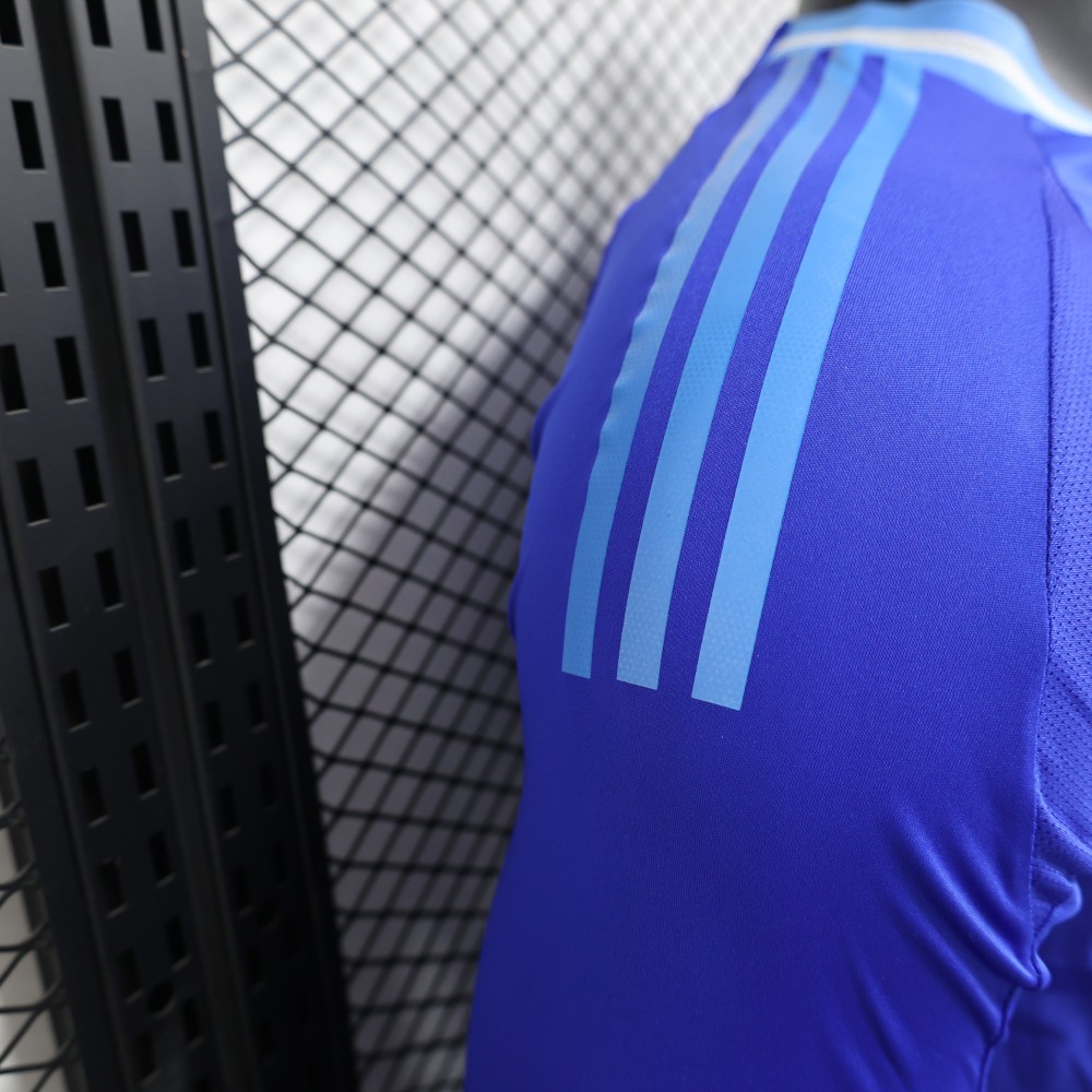 (S-3XL) 1:1 Copy Top Quality 2025/2026 Player: Argentina Away Long Sleeves