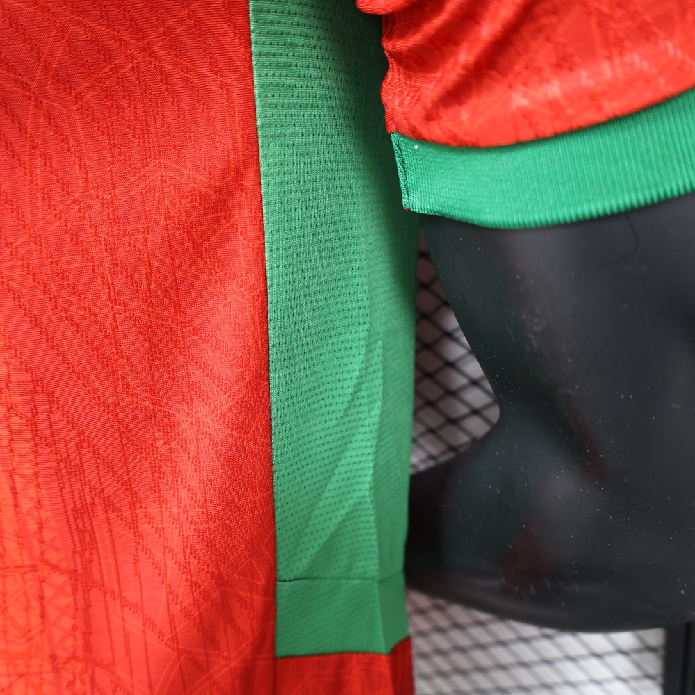 (S-3XL) 1:1 Copy Top Quality 2025/2026 Player: Morocco Home