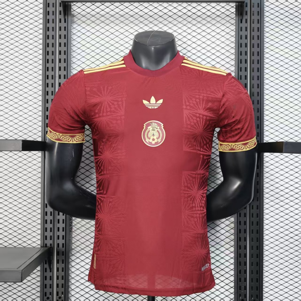 (S-3XL) 1:1 Copy Top Quality 2025/2026 Player: Mexico Red