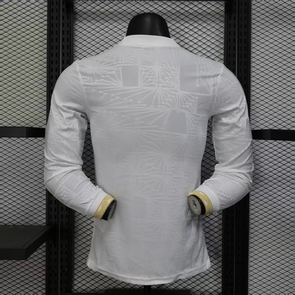 (S-3XL) 1:1 Copy Top Quality 2025/2026 Player: Mexico Platinum Long Sleeves