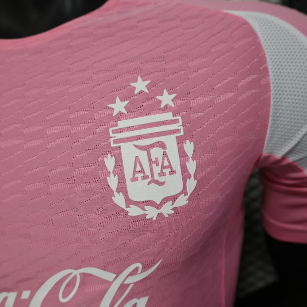 (S-3XL) 1:1 Copy Top Quality 2025/2026 Player: Argentina Pink