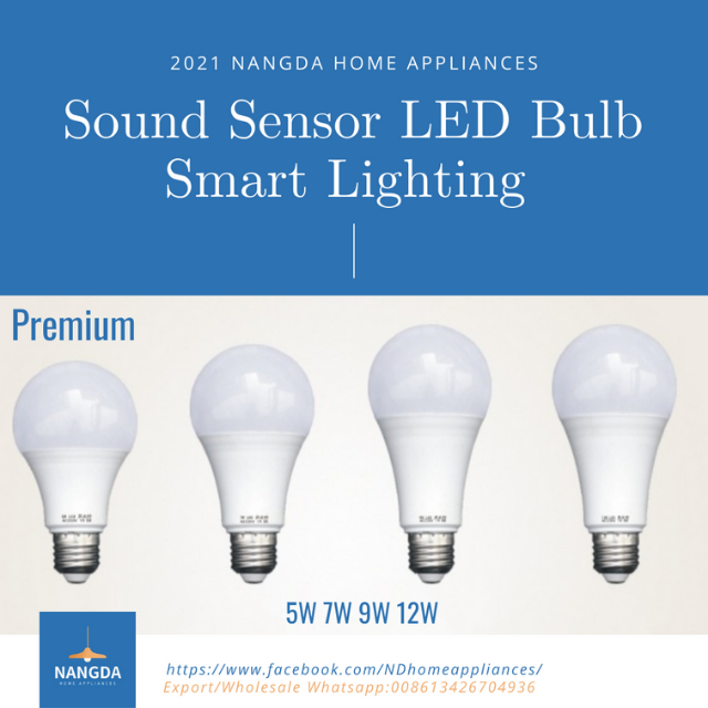 LED Sensor Bulb Sound Sensor Bulb PIR Motion Sensor Bulb Radar Sensor ...