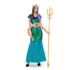 Carnival Neptune Uniform Halloween Theme Costume Poseidon Outfits PQ20127