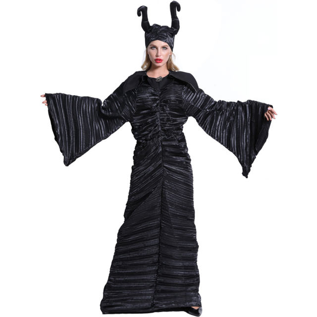 Maleficent Cosplay Costume Devils Vampires Stage Uniform PQMR3311B