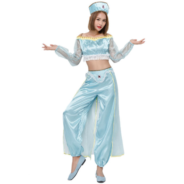 Sexy Middle Eastern Arab Girl Fancy Dress American Movie Anime Uniform PQPS9248