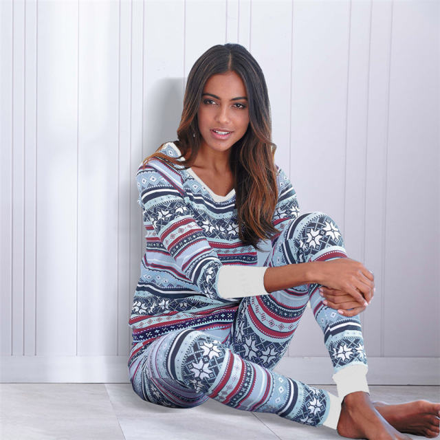 Xmas Home Wear for Women Leisure Winter Longewear PQLQ054F