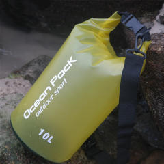 Camping Packs Translucent Beach Storage Drifting Dry Pouch PQPVC001C