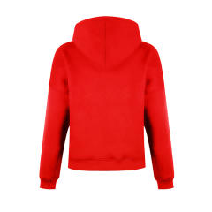 Autumn Printed Hooded Sweatshirt Loose Short Tops For Women PQOM9055G