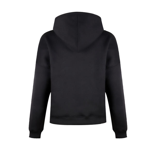 Long Sleeve Autumn Sweaters Solid Color Women Hoodies PQOM9055B