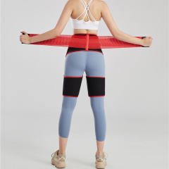 Sweat Bubble Butt Lift Trainers Juicy Yoga Sets Women Sport Waist Belt PQB779J