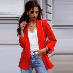 Women Autumn Small Suits Winter Clothing Fashion OL Coat PQLQ028D