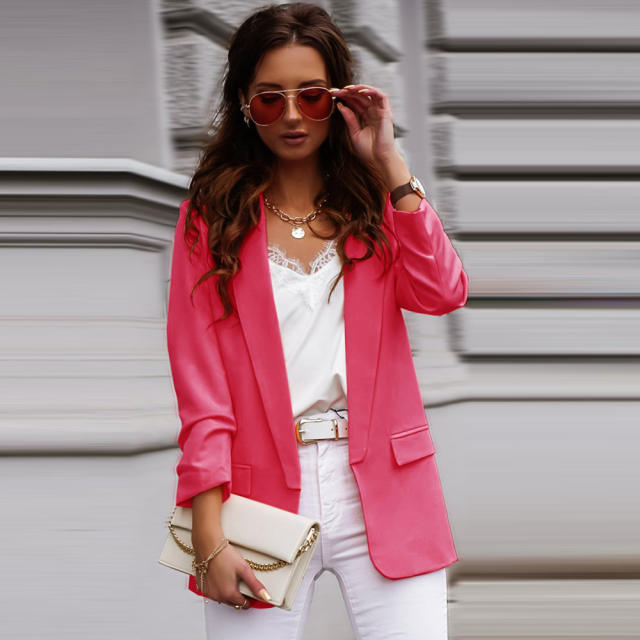 Winter Clothing Professional OL Coat Autumn Women Small Suit PQLQ028B