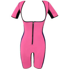 Neoprene Sauna Sweating Vest Zipper Bodysuit Women Slimming Tracksuit PQYR066B