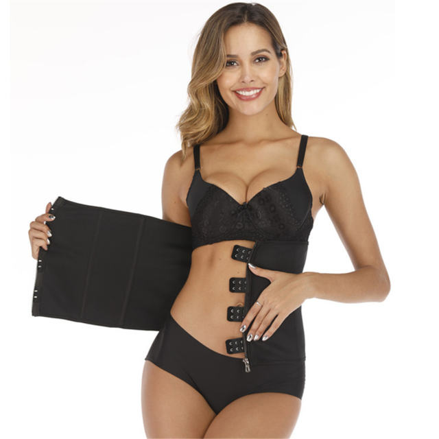Female Waist Trainer Waist Shaper Buttoned Zipper Body Shaping Waist Belt PQYR3314A