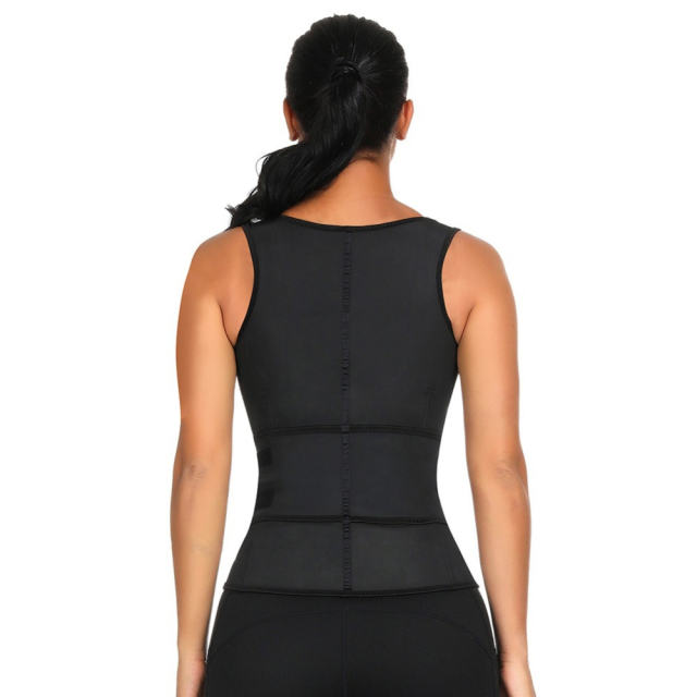 Body-sculpting Waist Training Corset with Velcro Zipper Adjustable Slimming Corset PQ88411