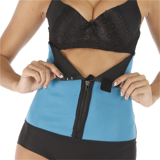 Female Waist Trainer Waist Shaper Buttoned Zipper Body Shaping Waist Belt PQYR3314A