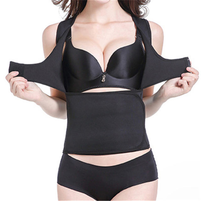 Women Body Shaper Sauna Vest Abdominal Corset Neoprene Waist Trainers PQYR652A