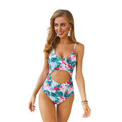Digital Printed Monokini For Women One-piece Swimsuit PQ19024