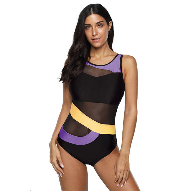 Fashion Plus Size One Piece Swimwear Women Wholesale Beachwear PQ2011