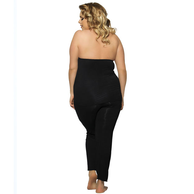 Female Pajamas Plus Size Lingerie With Halter Tops Casual Home Wear PQ80160B