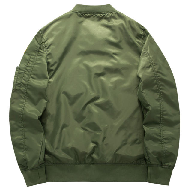 Men's Plus Size Casual Coat American Bomber Jacket PQ8805A