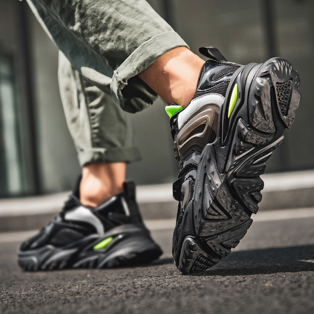 Autumn Breathable Outdoor Trainers Fashion Male American Clunky Sneakers PQ8993B