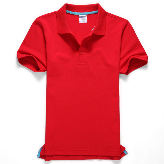 Light Green Women Advertising Shirts Pure Cotton POLO Shirts Men Workwear PQ4P002N